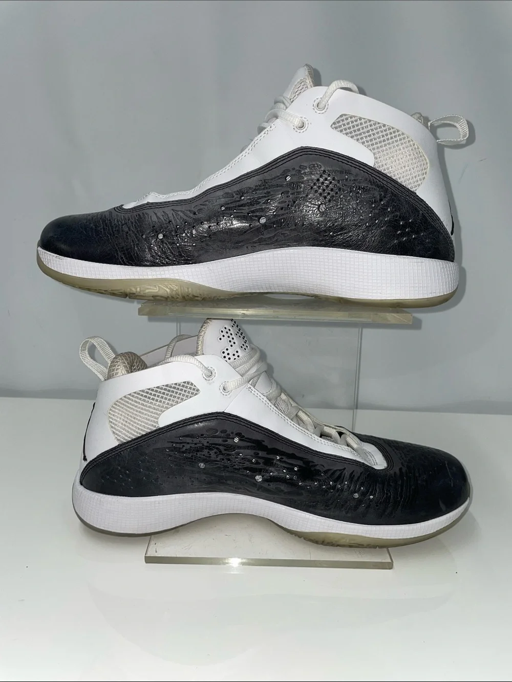 AIR JORDAN 2011 WHITE BLACK MENS SNEAKERS FTL-08-146